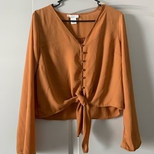 Long sleeved button shirt